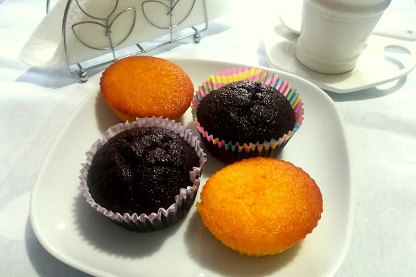 Muffin di carote e mandorle al cioccolato senza glutine, con o senza Bimby 2