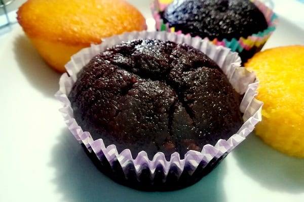 Muffin di carote e mandorle al cioccolato senza glutine, con o senza Bimby 2