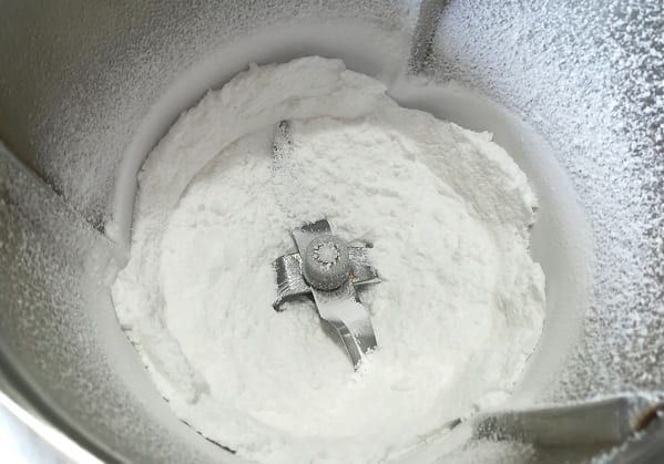 Come fare lo zucchero a velo con Bimby 1