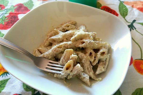 Pasta integrale al pistacchio