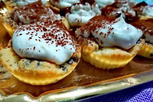 Crostatine con crema alla ricotta Bimby 2