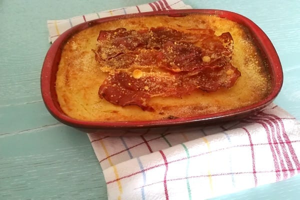 Gateaux di patate con Bimby, provola e speck