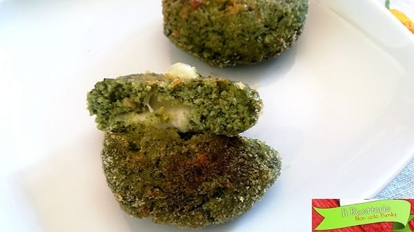 Polpette di spinaci e fesa di tacchino ripiene al forno 2