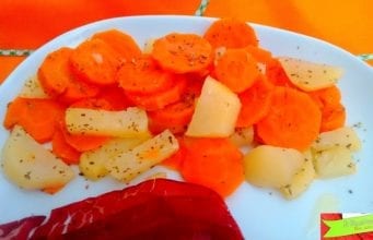Patate e carote al vapore con Bimby