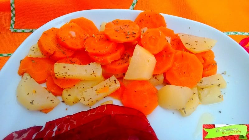 Patate e carote al vapore con Bimby