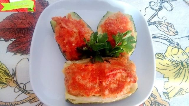Zucchine ripiene con Bimby