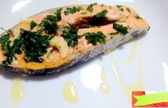 Salmone al Varoma con Bimby