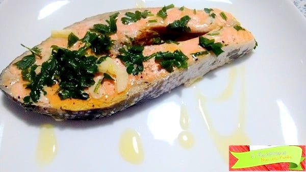 Salmone al Varoma con Bimby