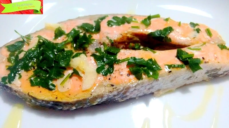 Salmone al Varoma con Bimby 2