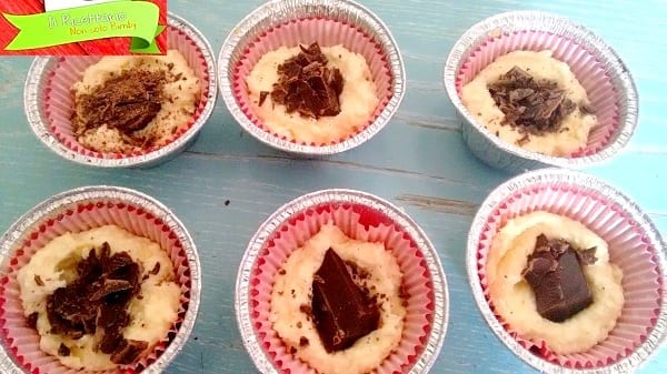 Muffin al cocco e cioccolato senza glutine e lievito 2