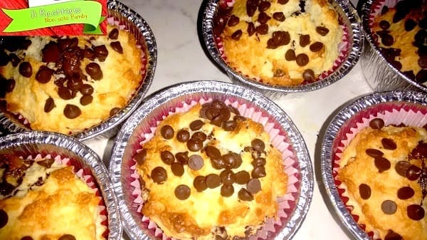 Muffin al cocco e cioccolato senza glutine e lievito 3