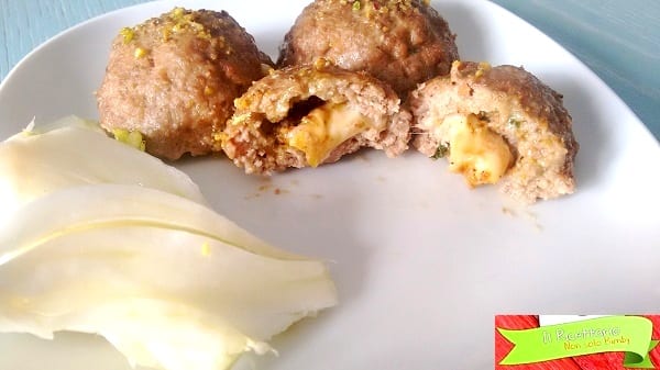 Polpette con pistacchio e scamorza 2