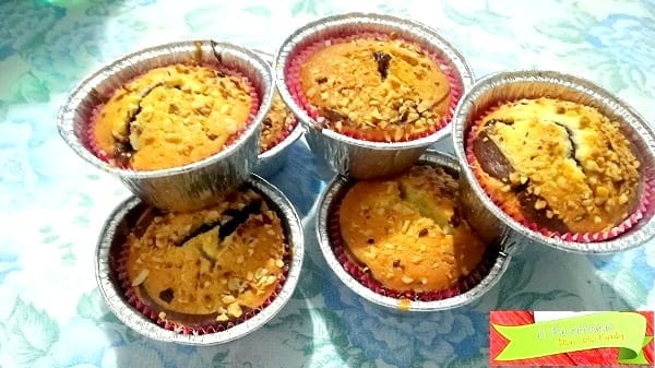 Muffin bicolore allo yogurt 3