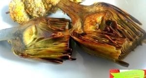 Carciofi semi-interi in padella Carciofi semi-interi in padella