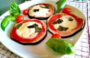 Melanzane veloci al forno con mozzarella e pomodoro