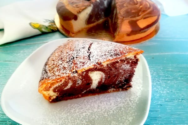 Torta marmorizzata allo yogurt