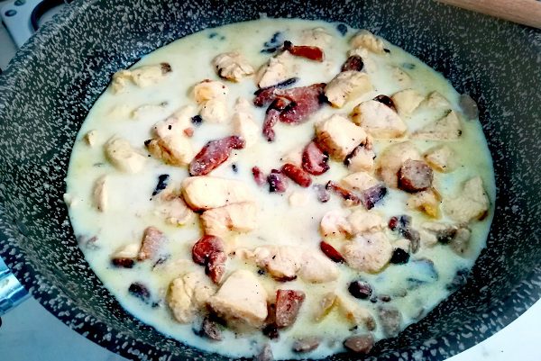 Bocconcini di pollo ai funghi 2