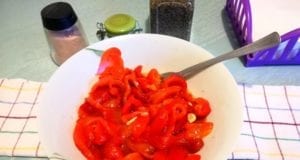 Peperoni arrostiti al forno Peperoni arrostiti al forno