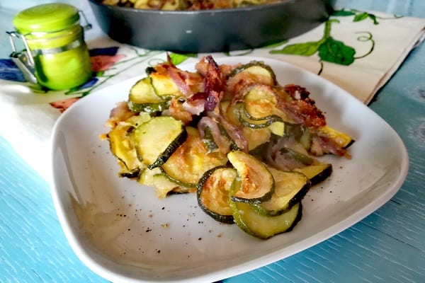 Zucchine gratinate al forno