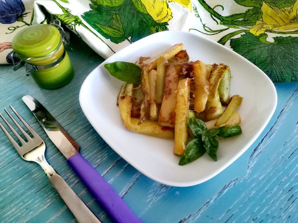 Zucchine parmigiano e salvia