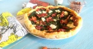 Torta salata con sfoglia, philadelphia e spinaci Torta salata con philadelphia e spinaci