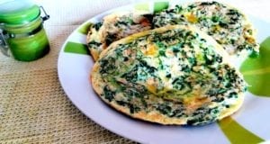 Frittata con gli spinaci, non fritta Frittata con gli spinaci, non fritta