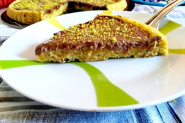 Crostata morbida al pistacchio senza glutine