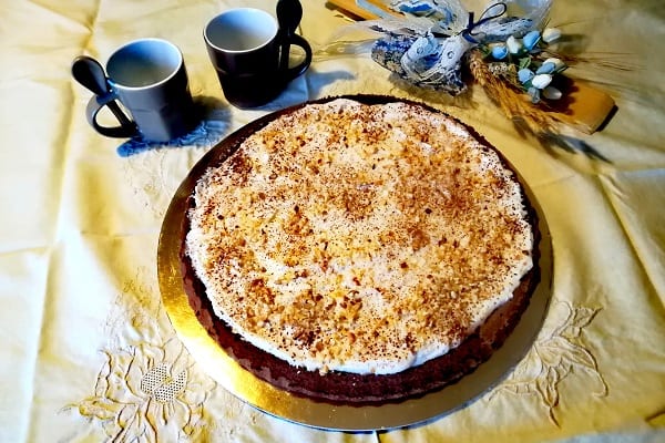 Crostata morbida cioccolato e ricotta