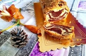 Plumcake zebrato senza glutine