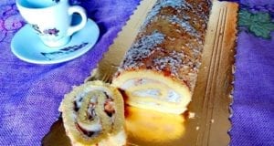Rotolo ricotta e mandorle tostate, ricetta Bimby o tradizionale Rotolo ricotta e mandorle tostate
