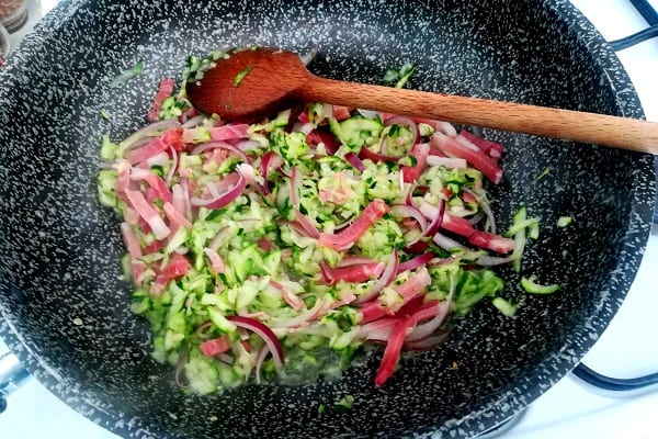 Pasta alla carbonara di zucchine 1