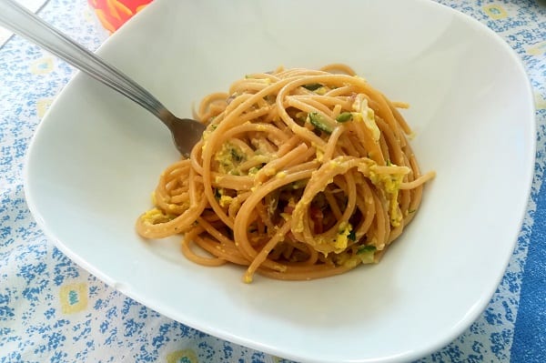 Pasta alla carbonara di zucchine 3