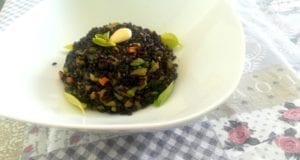 Riso Venere con zucchine, ricetta senza glutine Riso Venere con zucchine