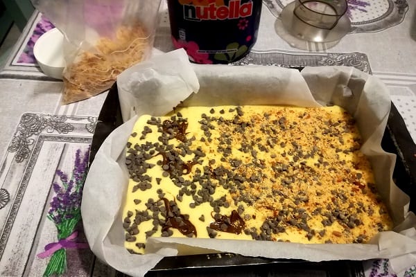 Pancakes al forno cioccolato e mandorle 2