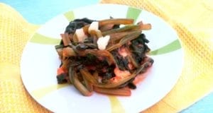 Bietola al parmigiano, in padella Bietola al parmigiano