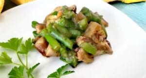 Asparagi e funghi porcini in padella Asparagi e funghi porcini in padella