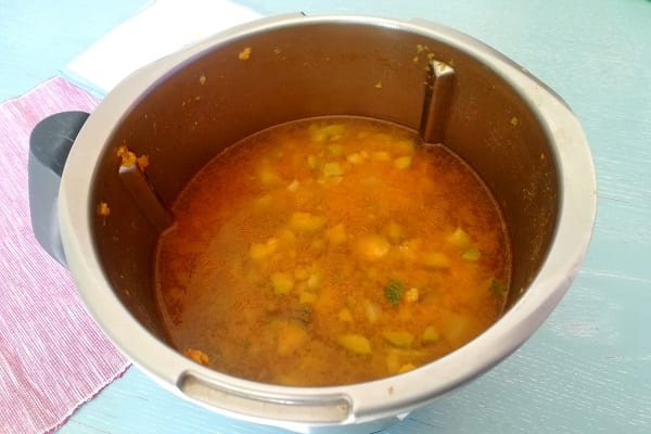 Zuppa di verdure e fagioli Bimby 1