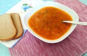 Zuppa di verdure e fagioli Bimby