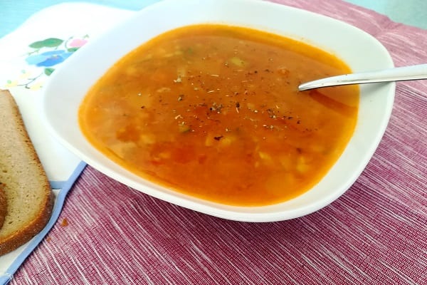 Zuppa di verdure e fagioli Bimby 2