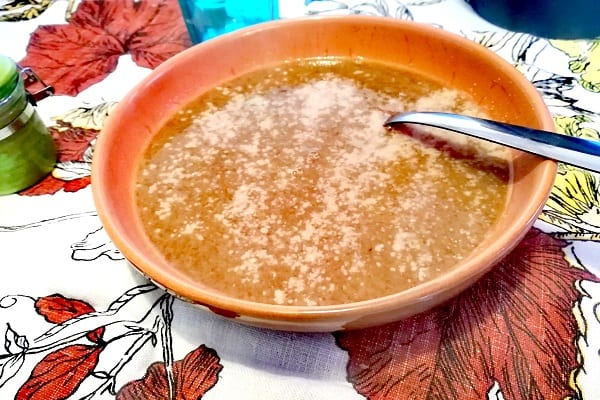 Zuppa di cipolla rossa Bimby 4