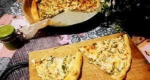 Torta salata con asparagi e pancetta Torta salata con asparagi e pancetta