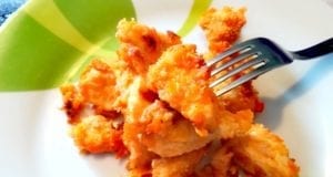 Pollo barbecue in crosta di patatine al forno Pollo barbecue in crosta di patatine al forno