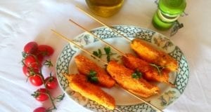 Spiedini di petto di pollo alla paprika Spiedini di petto di pollo alla paprika