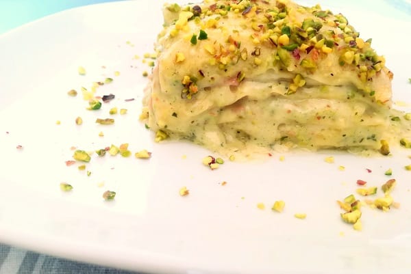 Lasagne pistacchio e mortadella 5