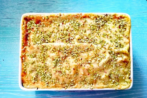 Lasagne pistacchio e mortadella 3