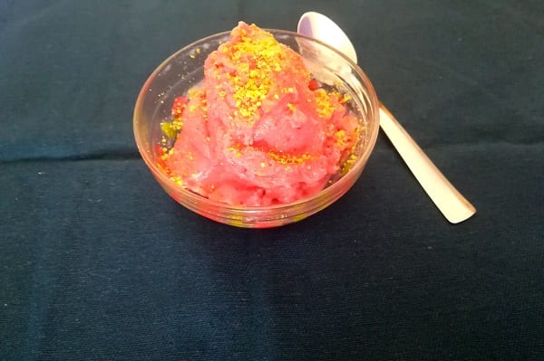 Gelato alla fragola e yogurt light Bimby 4