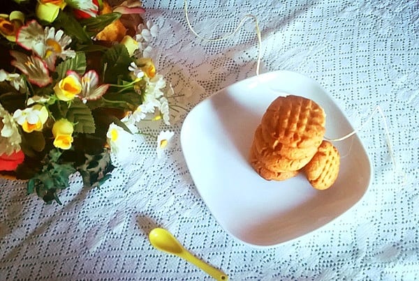 Biscotti al burro di arachidi americani, Peanut butter cookies 4