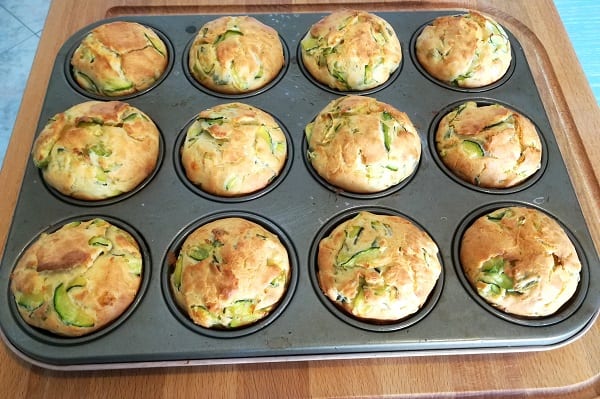 Muffin salati con salmone e zucchine Bimby 3