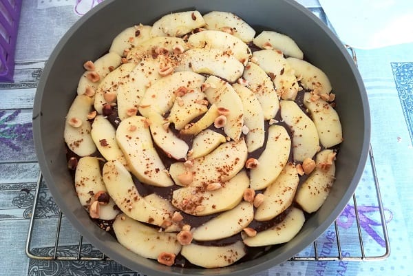 Torta di mele al cioccolato 3