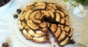 Torta di mele al cioccolato Bimby o tradizionale, senza lievito Torta di mele al cioccolato